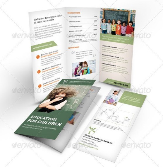 Download free contoh brosur penerimaan siswa baru 2017